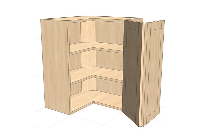 2 door 90degree wall cabinet