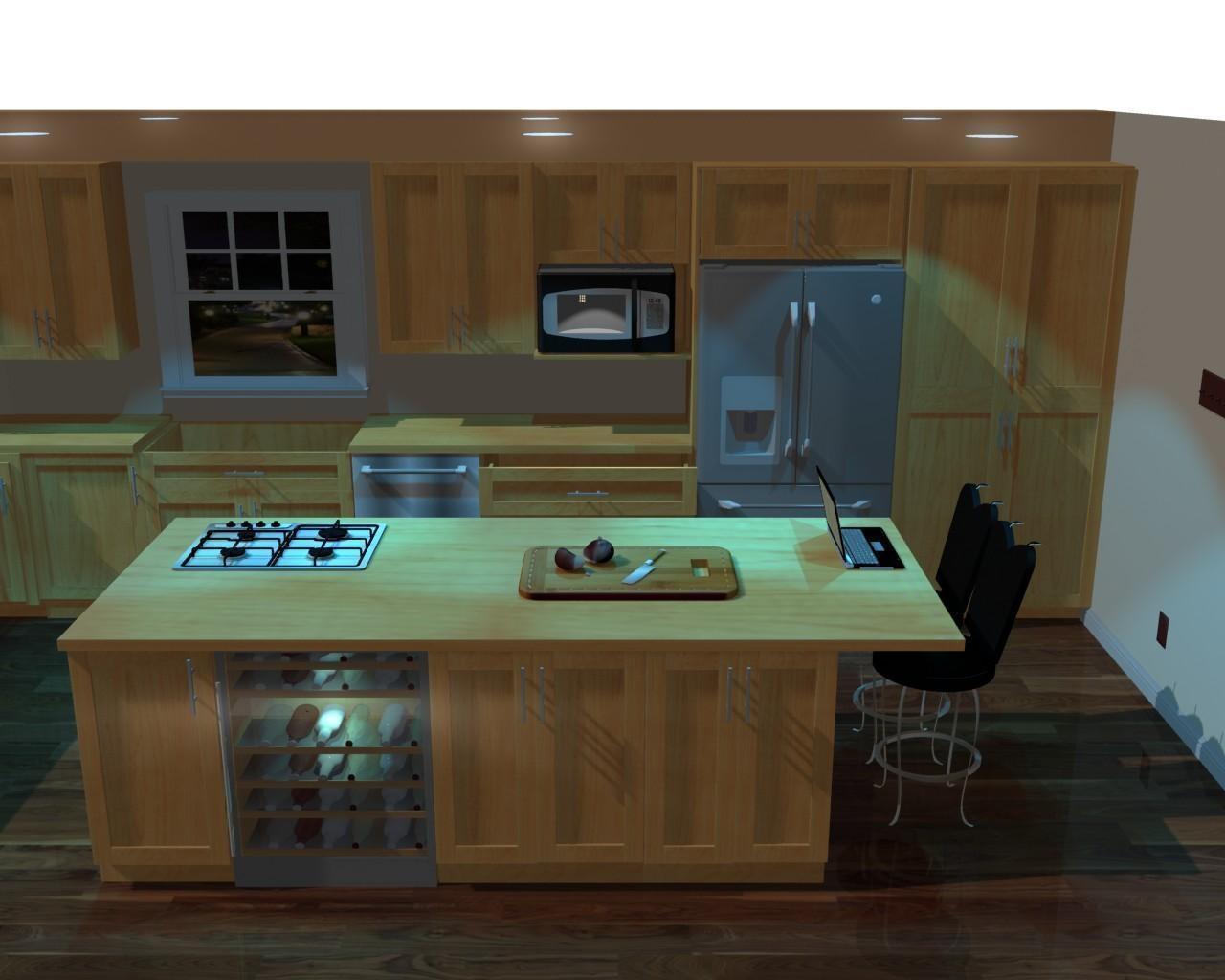 Free Kitchen Cabinets Design Software : Inspirational 3d Kitchen